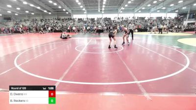 106 lbs Round Of 128 - Dallas Owens, WV vs Bryson Rockers, KS