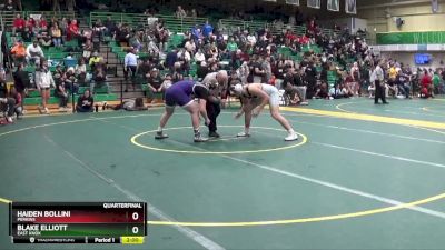 190 lbs Quarterfinal - Haiden Bollini, PERKINS vs Blake Elliott, EAST KNOX