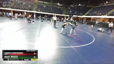 90 lbs Cons. Round 4 - Brady Brasch, Immortal Athletics WC vs Carew Christensen, Iowa