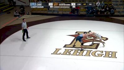 141 pounds - Matt Kazimir, Columbia vs Connor McGonagle, Lehigh