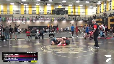 182 lbs Quarterfinal - Bryce Williams, Moen Wrestling Academy vs Kyler Sallis, Immortal Athletics WC