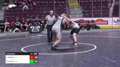 285 lbs Consy Rd Iii - Eli Makel, Waynesburg Central vs Avery Kuhns, Chambersburg Area