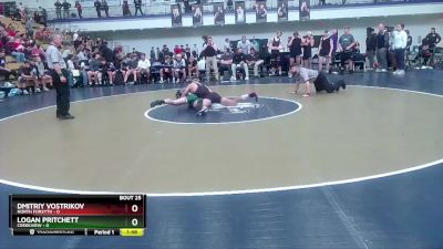 157 lbs 4th Wrestleback (16 Team) - Dmitriy Vostrikov, North Forsyth vs Logan Pritchett, Creekview