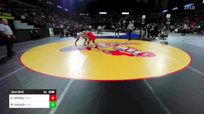 121 lbs Consi Of 4 - Skylar Whitley, Harvard Westlake vs Mason Harsch, Monte Vista (Danville)