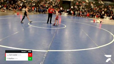 78 lbs Cons. Round 3 - Jackson Schroeder, Big Red Wrestling Club vs Tucker Steffen, West Point Wrestling Club