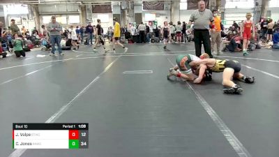 110 lbs Round 3 (8 Team) - Colt Jones, Ranger WC vs Jacob Volpe, BTWC