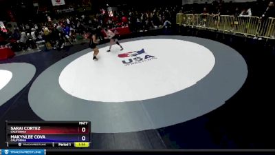 136 lbs Round 2 - Sarai Cortez, California vs Makynlee Cova, California