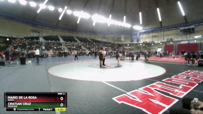 1A East 175 lbs Semifinal - Mario De La Rosa, Royal vs Cristian Cruz, Wahluke