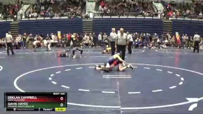 80 lbs Cons. Round 2 - Gavin Hayes, Stingers WrestlingClub vs Deklan Campbell, West Allegheny