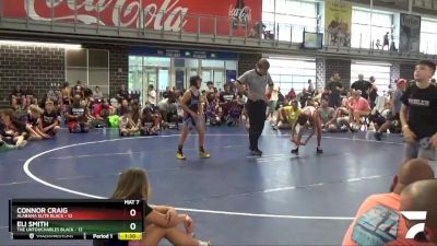 65 lbs Semis & 1st Wb (8 Team) - Connor Craig, Alabama Elite Black vs Eli Smith, The Untouchables Black