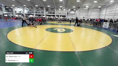 74 lbs Consi Of 8 #2 - Wesley Steinruck, Amherst MS vs Emilio Santana, Providence BTS