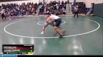220 lbs 2nd Wrestleback (16 Team) - Stephen Standifer, New Braunfels vs Matthew Lara, El Paso Eastwood