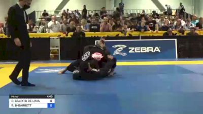 REGIS CALIXTO DE LIMA vs RADJI BRYSON-BARRETT 2021 World Master IBJJF Jiu-Jitsu Championship