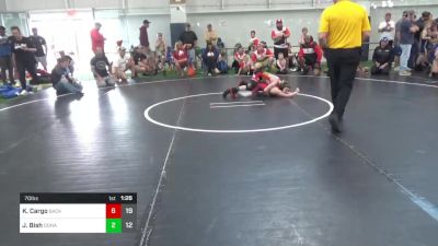 70 lbs Pools - Kasen Cargo, Backyard Brawlers vs Jackson Bish, Donahue W.A.