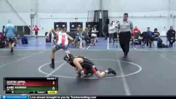 92 lbs Round 7 (8 Team) - Gabe Hannah, 4M vs Austin Appel, Warhawks Red