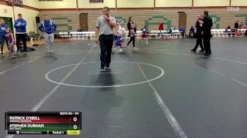 64 lbs 3rd Place Match - Stephen Durham, Mat Ratz vs Patrick O`Neill, Virginia Patriots