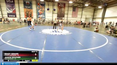 92 lbs Rd# 6- 9:00am Saturday Final Pool - Brady Genard, Dynasty Deathrow vs Jaxson Boucher, Team Michigan