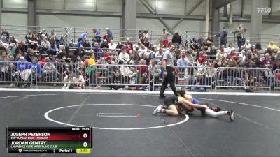 90 lbs Champ. Round 1 - Joseph Peterson, WR-Topeka Blue Thunder vs Jordan Gentry, Lawrence Elite Wrestling Club