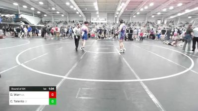 152 lbs Round Of 64 - David Warr, GA vs Caiden Talento, CT