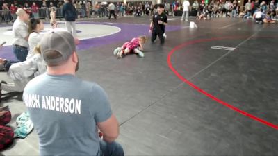 48-52 lbs Cons. Semi - Elysia Anderson, Stevenson Mat Club vs Kensington Payne, Thunder Mountain Wrestling Club