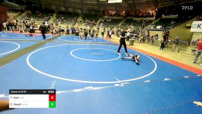 49 lbs Consi Of 8 #1 - Troy Hall, Claremore Wrestling Club vs Caleb Reed, R.A.W.