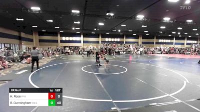 65 lbs Rr Rnd 1 - Herra Rose, Pride Wrestling vs Brody Cunningham, SoCal Hammers