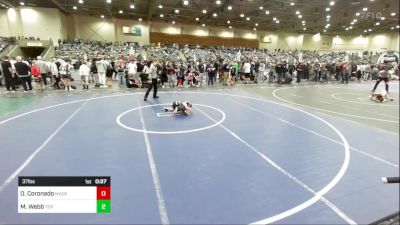 37 lbs Semifinal - Owen Coronado, Madera WC vs Maci Webb, Top Fuelers WC