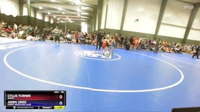 78 lbs Cons. Semi - Cylus Turner, NWWC vs Aiden Ungs, Forks Wrestling Club