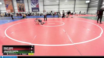 84 lbs Rd# 9- 2:15pm Saturday Final Pool - Riley Keen, Nauman Red vs Graydon Martin, VA Team Predator