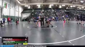 77 lbs Round 2 (6 Team) - Mathysin Marco, Nebraska Titans vs Malaki Halte, G.I. Grapplers Black