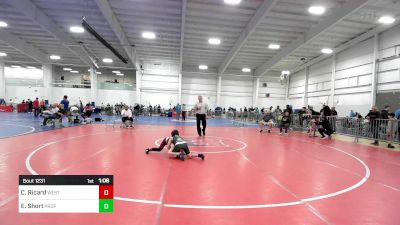 72 lbs Semifinal - Colby Ricard, Westford vs Evan Short, Prophecy RTC