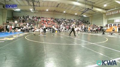 49 lbs Consi Of 8 #1 - Copper Dewey, Tulsa Blue T Panthers vs Clayton Brady, Barnsdall Youth Wrestling