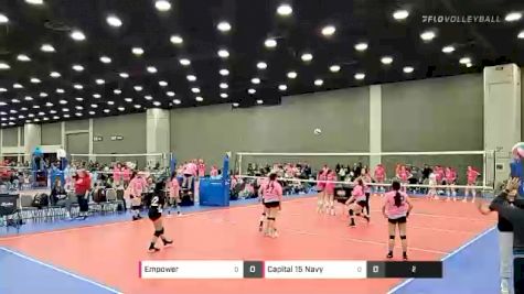 Empower vs Capital 15 Navy - 2022 JVA World Challenge presented by Nike - Expo Only