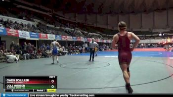 184 lbs Round 2 (3 Team) - Cole Houser, Glenville State vs Owen Schuller, Apprentice School