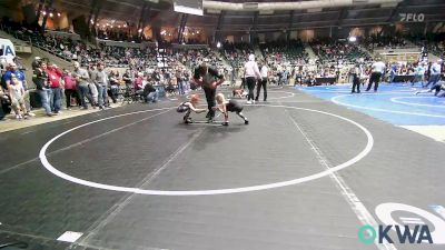 55 lbs Consi Of 4 - Samuel Remington, Jenks Trojan Wrestling Club vs Lincoln Sanders, Sallisaw Takedown Club