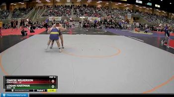222 lbs Semis & 1st Wrestleback (8 Team) - Logan Hartman, Bend vs Chayse Wilkerson, Eagle Point