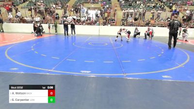 58 lbs Semifinal - Asher Watson, Backyard Brawlers Wrestling Club vs Greyson Carpenter, Junior Indian Wrestling