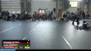 76 lbs Round 7 (8 Team) - Daniel McDermott, NCWAY Crusaders vs Alesandro Restrepo, Vougars Honors