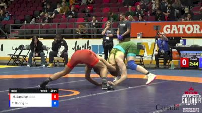 86kg 1st Place Match - Humraj Sandhar, Guru Gobind Singh WC vs Taran Goring, Edmonton WC