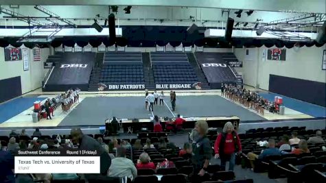 STUNT - Texas Tech vs. University of Texas, STUNT vs. - Southwest Conference Round 1 (Friday)