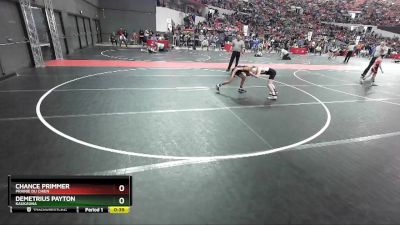 70 lbs Cons. Round 2 - Demetrius Payton, Kaukauna vs Chance Primmer, Prairie Du Chien