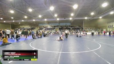 112 lbs Semifinal - Xoey Zollinger, East Idaho Elite vs Abbey West, Champions Wrestling Club