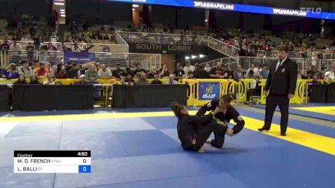 MARIANGEL D. FRENCH vs LORENA BALLI 2024 Pan Jiu Jitsu IBJJF Championship