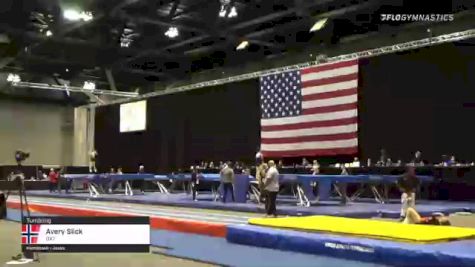 Avery Slick - Tumbling, OXT - 2021 USA Gymnastics Championships