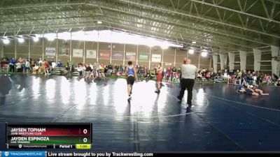 102 lbs Champ. Round 1 - Jaysen Topham, Juab Wrestling Club vs Jayden Espinoza, Live Training