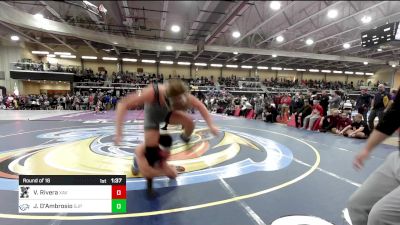 157 lbs Round Of 16 - Vincent Rivera, Xavier vs Jayden D'Ambrosio, Saint John's Prep