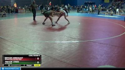 132 lbs Cons. Round 6 - Brycen Arbogast, Benedictine College Prep vs Trevor Jones, Delbarton