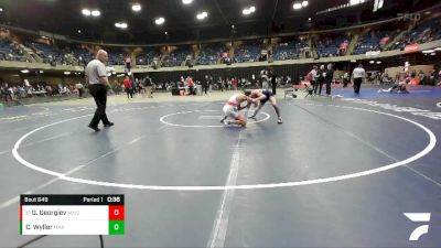 101 lbs Cons. Round 3 - George Georgiev, Maine South vs Colton Wyller, Marmion