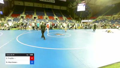 106 lbs Cons 32 #1 - Charlie Trujillo, Texas vs Nicholas Marchese, Illinois