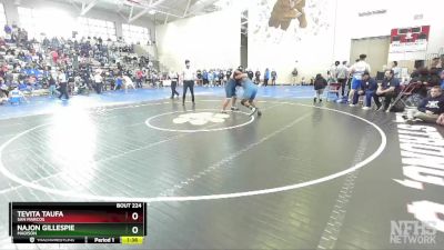 287 Boys Champ. Round 2 - Najon Gillespie, Madison vs Tevita Taufa, San Marcos